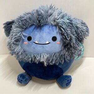 12" Dani the Bigfoot Squishmallow NWT NEW Blue Plush Yeti Sasquatch Fluffy Toy